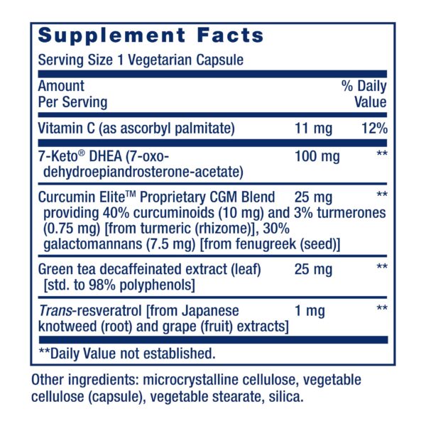 Version 1.0.0 Box packaging Life Extension 7-Keto DHEA Metabolite