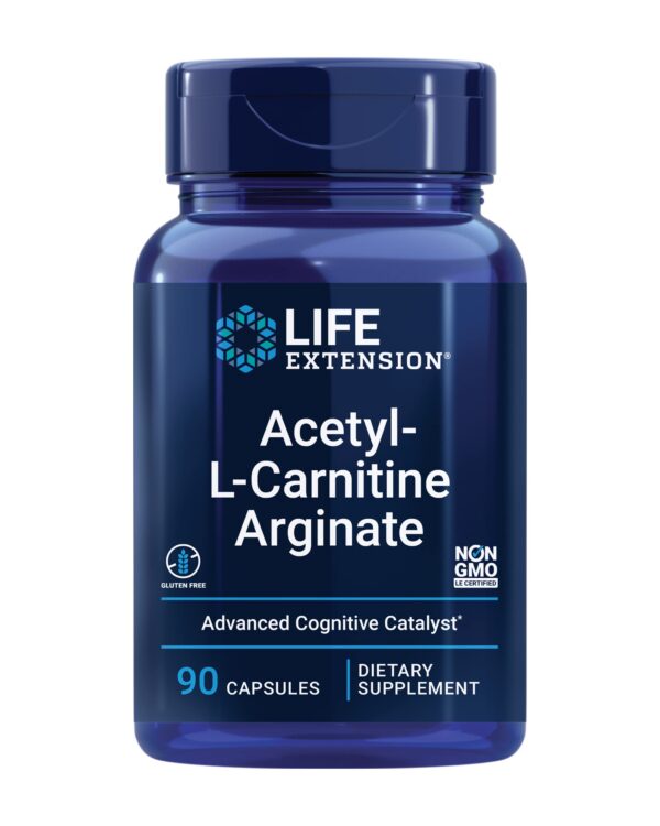 Life Extension Acetyl-L-Carnitine Arginate frente