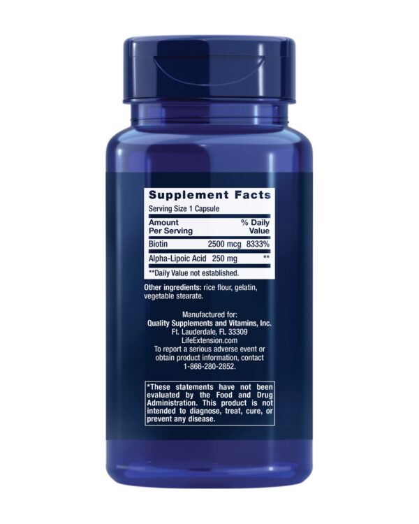 Version 1.0.0 Frasco de producto Life Extension