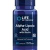 Frente del envase Life Extension con ácido alfa-lipoico y biotina