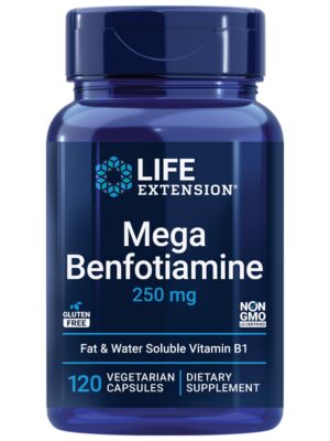 Life Extension benfotiamine - etiqueta frontal
