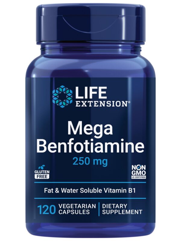 Life Extension benfotiamine - etiqueta frontal