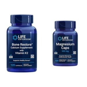 Version 1.0.0 Frasco Life Extension Bone Restore etiqueta frontal