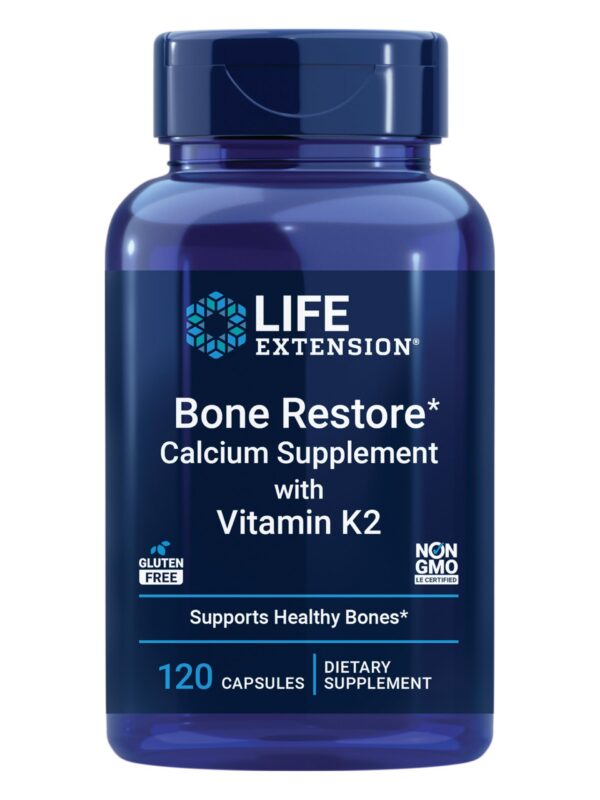 Life Extension Bone Restore K2 frasco