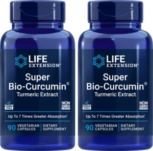 Life Extension capsules bio-curcumina extracto cúrcuma 400mg