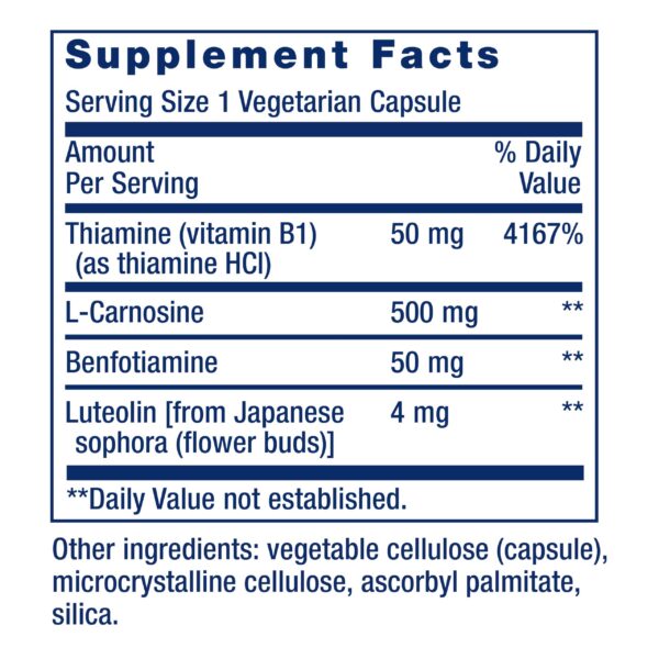 Cápsulas Life Extension en primer plano