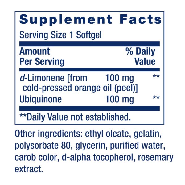 Version 1.0.0 tapas de CoQ10 y Omega-3 en envase