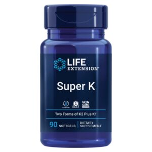 Etiqueta Life Extension Super K