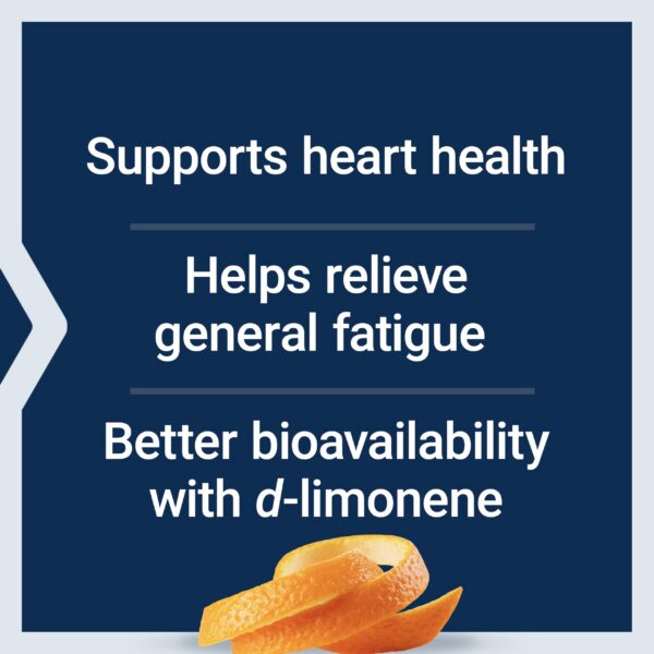 Detalle de la etiqueta de CoQ10