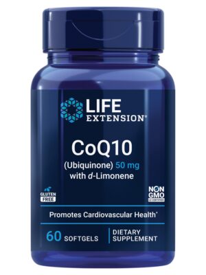 Version 1.0.0 Frente del envase Life Extension CoQ10