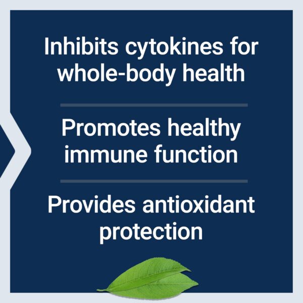Frasco de Cytokine Suppress EGCG con etiqueta