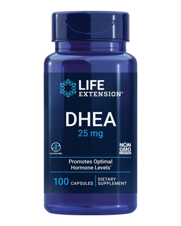 Etiqueta del producto Life Extension DHEA Magnesio