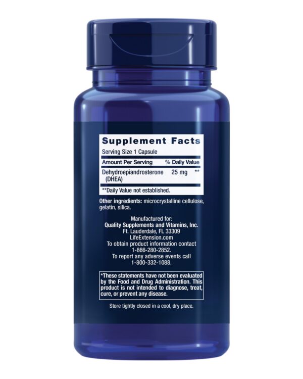 Caja externa Life Extension DHEA Magnesio