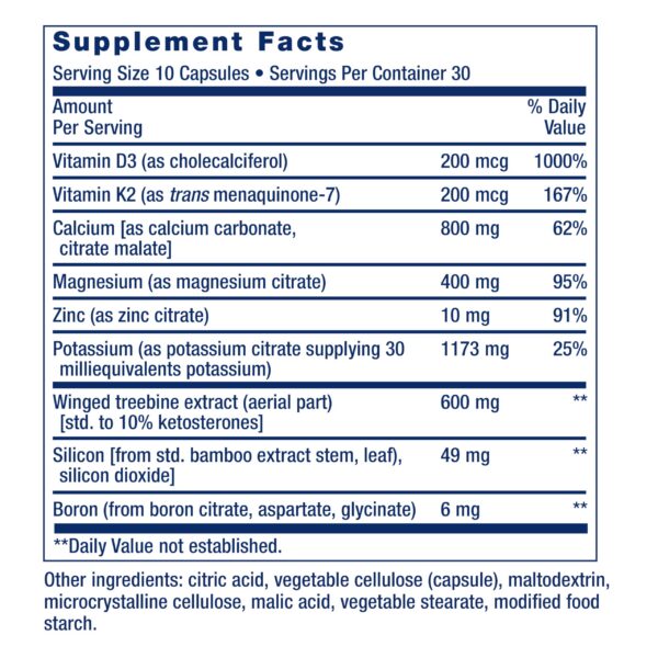 Vista cercana de cápsulas beige Life Extension