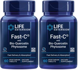 Frasco de Life Extension Fast-C & Bio-Quercetin Phytosome