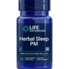 Life Extension Herbal Sleep PM envase frontal 30 cápsulas