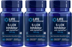 Frasco Life Extension Inhibidor 5-LOX AprèsFlex 100 mg