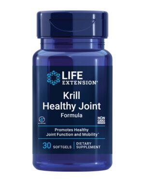 Frente del envase Life Extension Krill