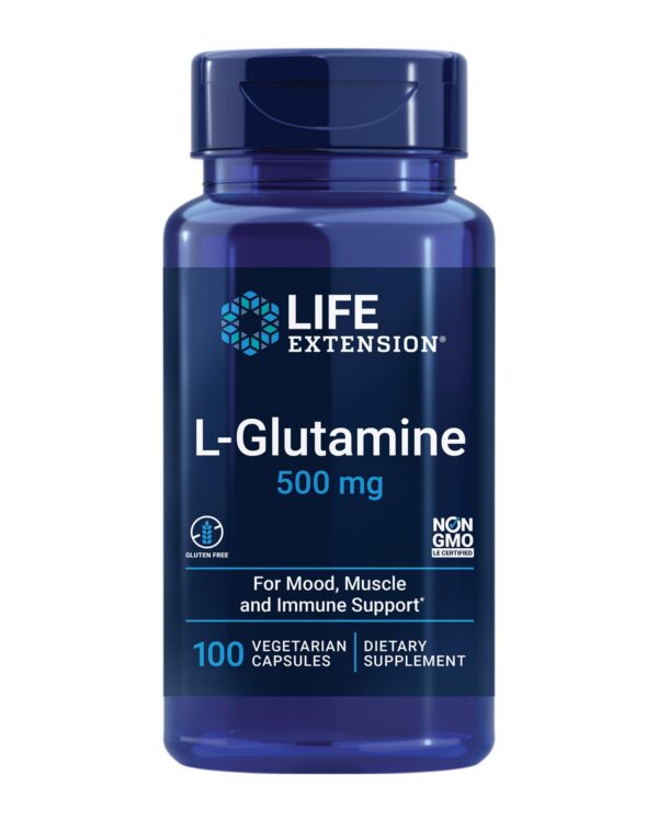 Version 1.0.0 Frasco de Life Extension L-Glutamine 500 mg