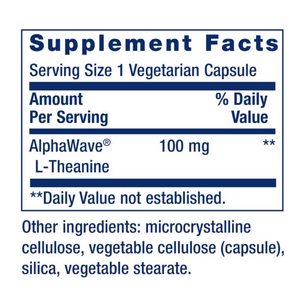 Cápsulas Life Extension L-Theanine NAC