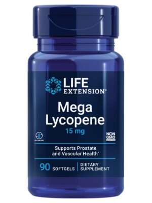 Life Extension Licopeno Mega etiqueta frontal