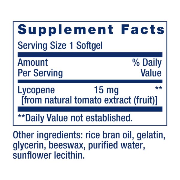 Etiqueta con ingredientes clave