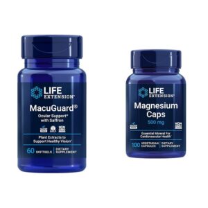 Version 1.0.0 Frente de Life Extension MacuGuard con Magnesio