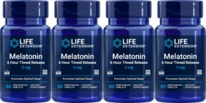 Version 1.0.0 Life Extension melatonina liberación lenta 3 mg 60 tabletas vegetarianas
