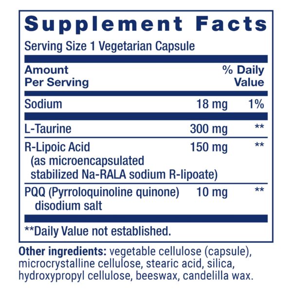 Cápsulas del suplemento Life Extension Mitochondrial Basics