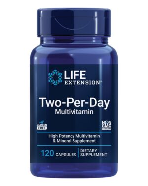 Version 1.0.0 Life Extension multivitamínico dos al día envase 120 cápsulas