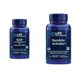 Version 1.0.0 Life Extension NAD+ Cell Regenerator botella frontal