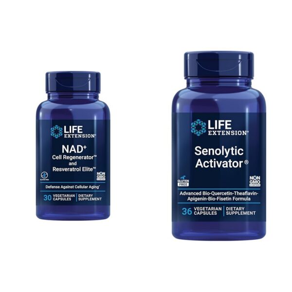 Life Extension NAD+ Cell Regenerator botella frontal