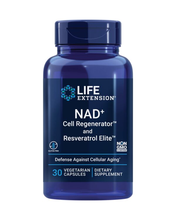 Etiqueta lateral Life Extension NAD+ Regenerator