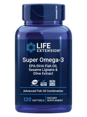 Frasco Life Extension Omega-3 EPA/DHA