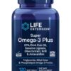 Frente de frasco Life Extension Super Omega-3 Plus