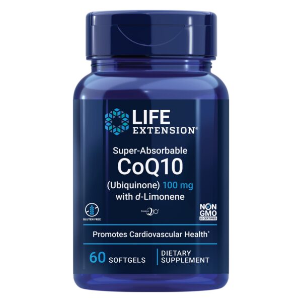 vista frontal Life Extension Omega-3 y CoQ10