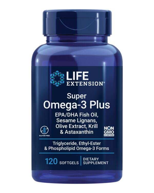 Version 1.0.0 Etiqueta trasera Life Extension Omega-3 Plus