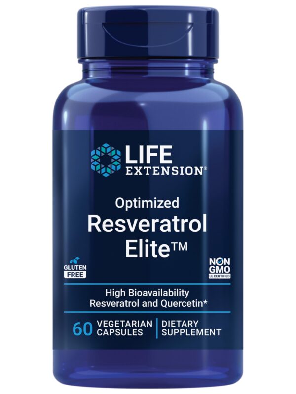 Frente de Life Extension Optimized Resveratrol Elite