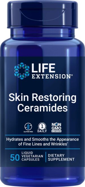 Life Extension Skin Restoring Ceramides 50 cápsulas