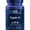 Frasco marron de Life Extension Super K