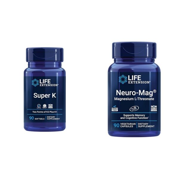 Frasco Life Extension Super K frente