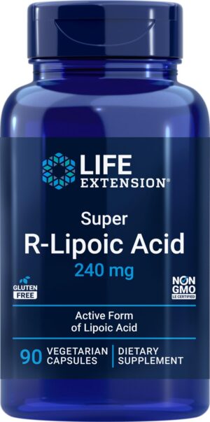 Frasco Life Extension R-Lipoic Acid 240 mg