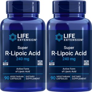 Life Extension Super R-Lipoico frascos vegetarianos