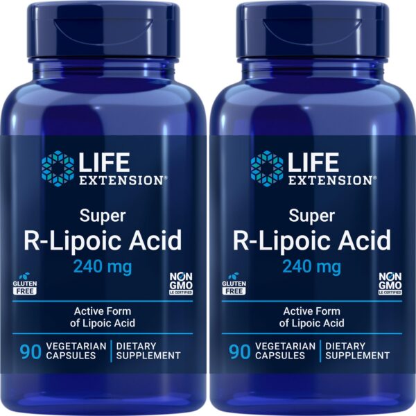 Life Extension Super R-Lipoico frascos vegetarianos