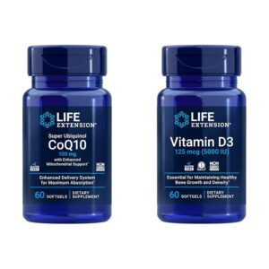 Life Extension Super Ubiquinol CoQ10 suplemento corazón 60 cápsulas