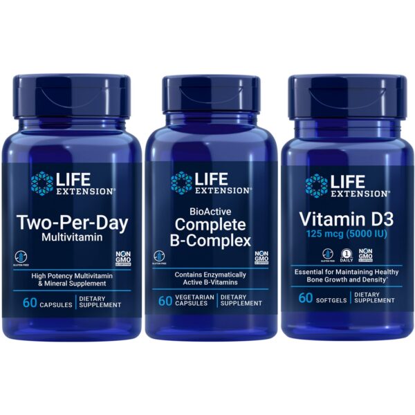 Version 1.0.0 Life Extension dos al día multivitamin frasco