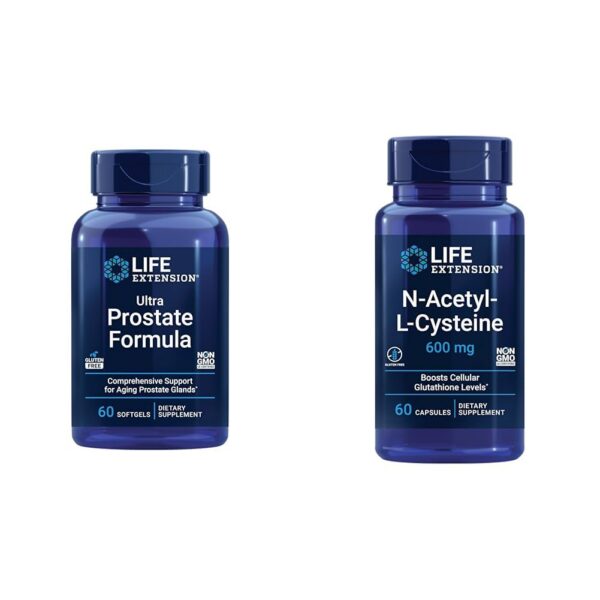 Life Extension Ultra Prostate fórmula para hombres frasco rojo