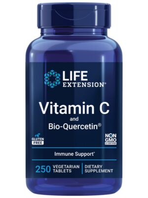 Life Extension Omega-3 y Vitamin C combo frasco