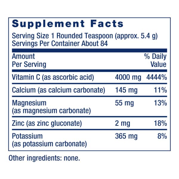 Version 1.0.0 Life Extension vitamina C buffered polvo muestra polvo