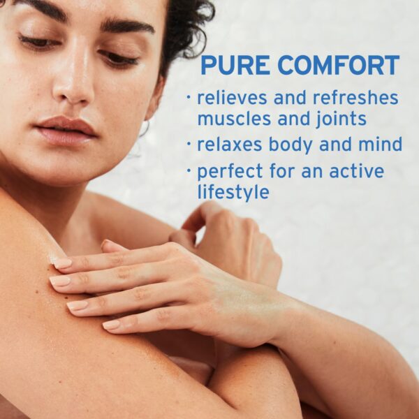 Aplicación del spray de magnesio Life-flo en piel